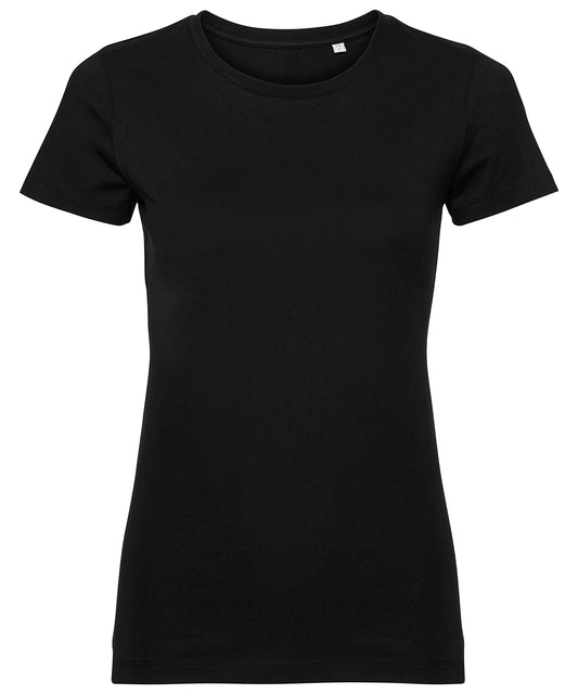 Russell Europe Womens Pure Organic Tee Sustainable Cotton TShirt