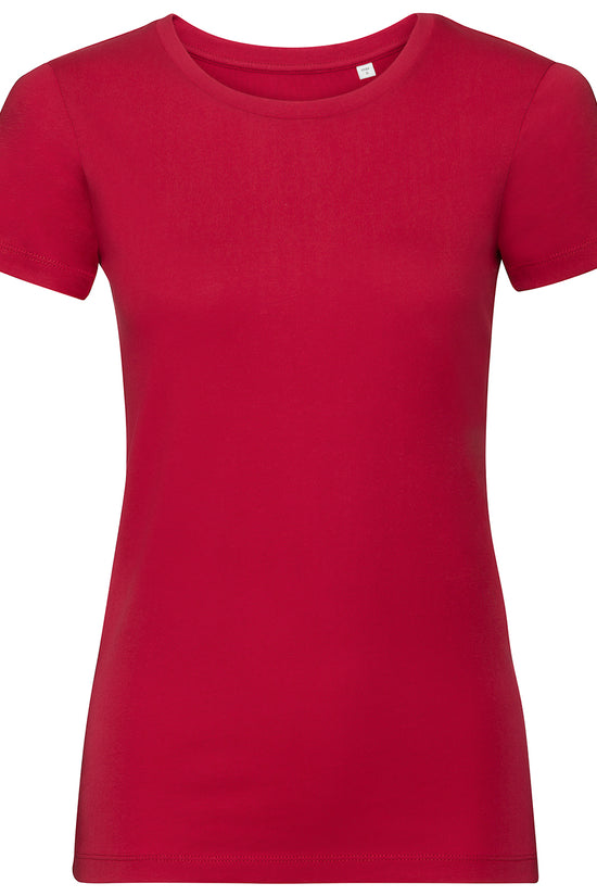 Russell Europe Womens Pure Organic Tee Sustainable Cotton TShirt