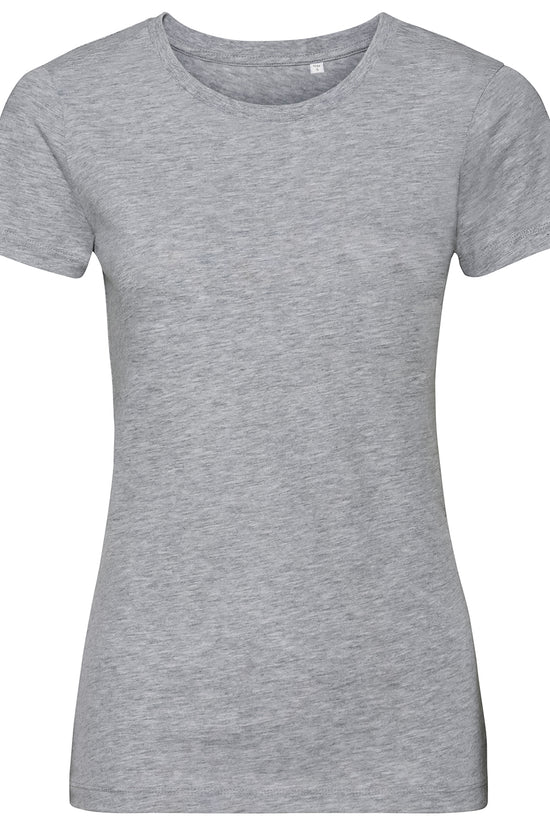Russell Europe Womens Pure Organic Tee Sustainable Cotton TShirt