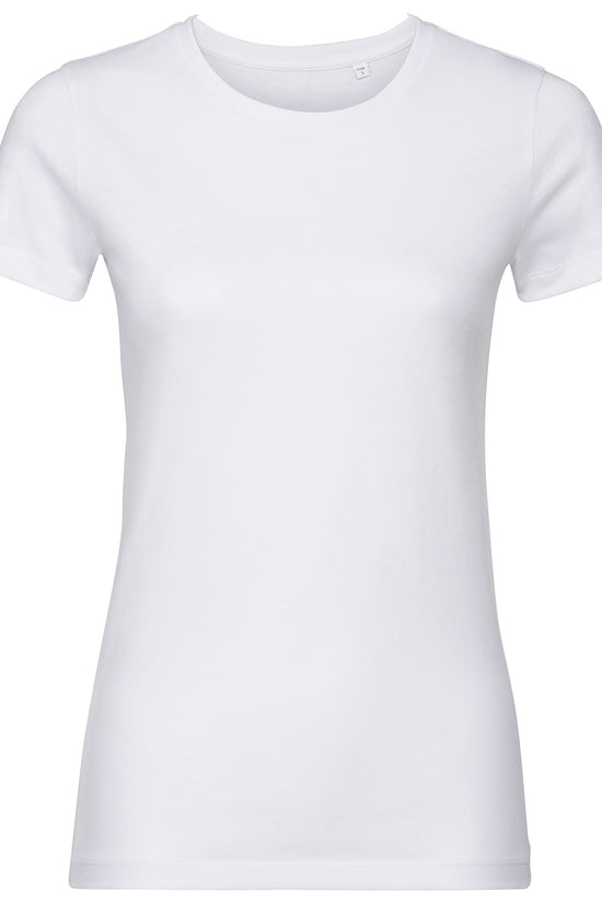 Russell Europe Womens Pure Organic Tee Sustainable Cotton TShirt