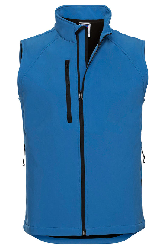 Russell Europe Softshell Gilet for Men WaterResistant Stylish Body Warmer