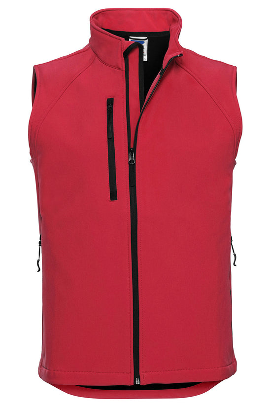 Russell Europe Softshell Gilet for Men WaterResistant Stylish Body Warmer