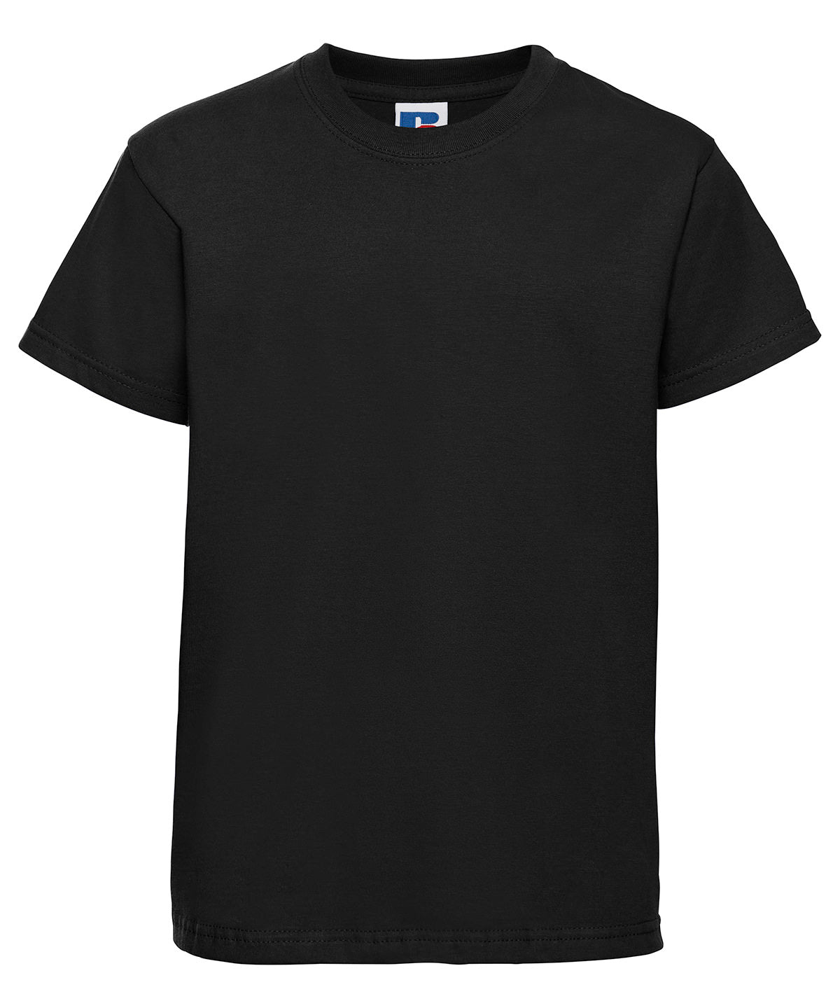 Russell Europe Kids Unisex Junior TShirt with ShouldertoShoulder Taping