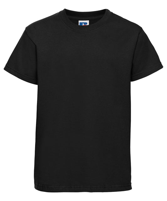 Russell Europe Kids Unisex Junior TShirt with ShouldertoShoulder Taping