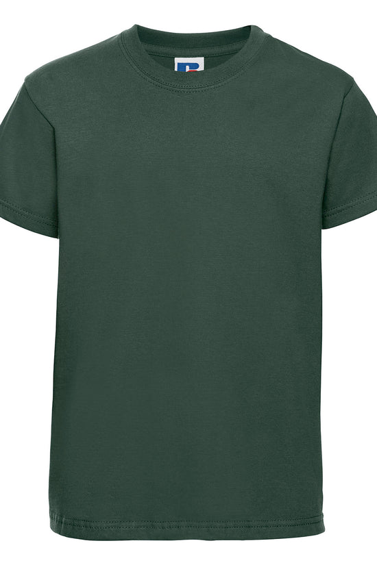Russell Europe Kids Unisex Junior TShirt with ShouldertoShoulder Taping
