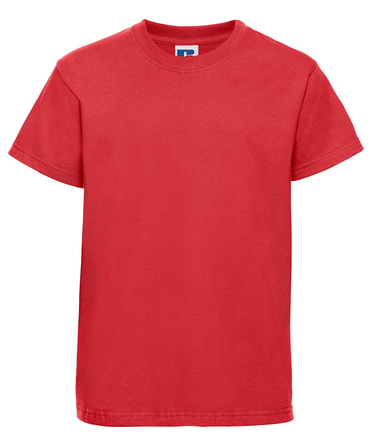 Russell Europe Kids Unisex Junior TShirt with ShouldertoShoulder Taping