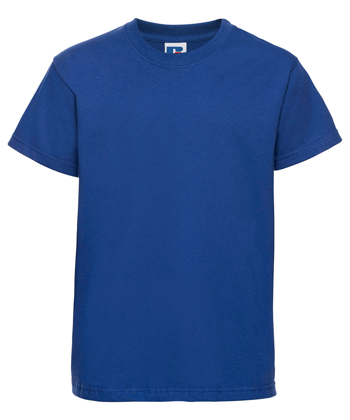 Russell Europe Kids Unisex Junior TShirt with ShouldertoShoulder Taping