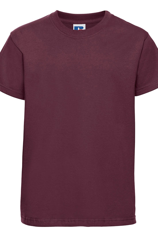 Russell Europe Kids Unisex Junior TShirt with ShouldertoShoulder Taping