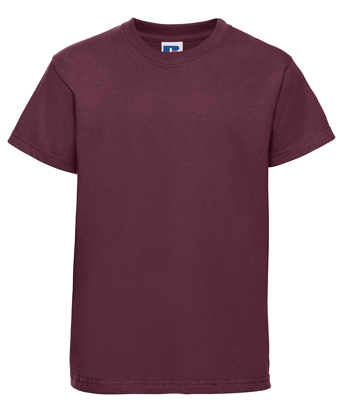 Russell Europe Kids Unisex Junior TShirt with ShouldertoShoulder Taping
