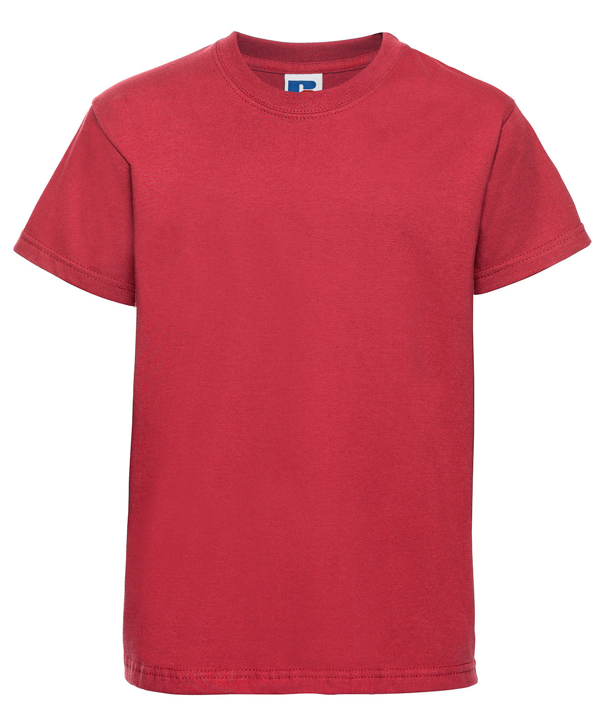 Russell Europe Kids Unisex Junior TShirt with ShouldertoShoulder Taping