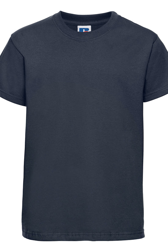 Russell Europe Kids Unisex Junior TShirt with ShouldertoShoulder Taping