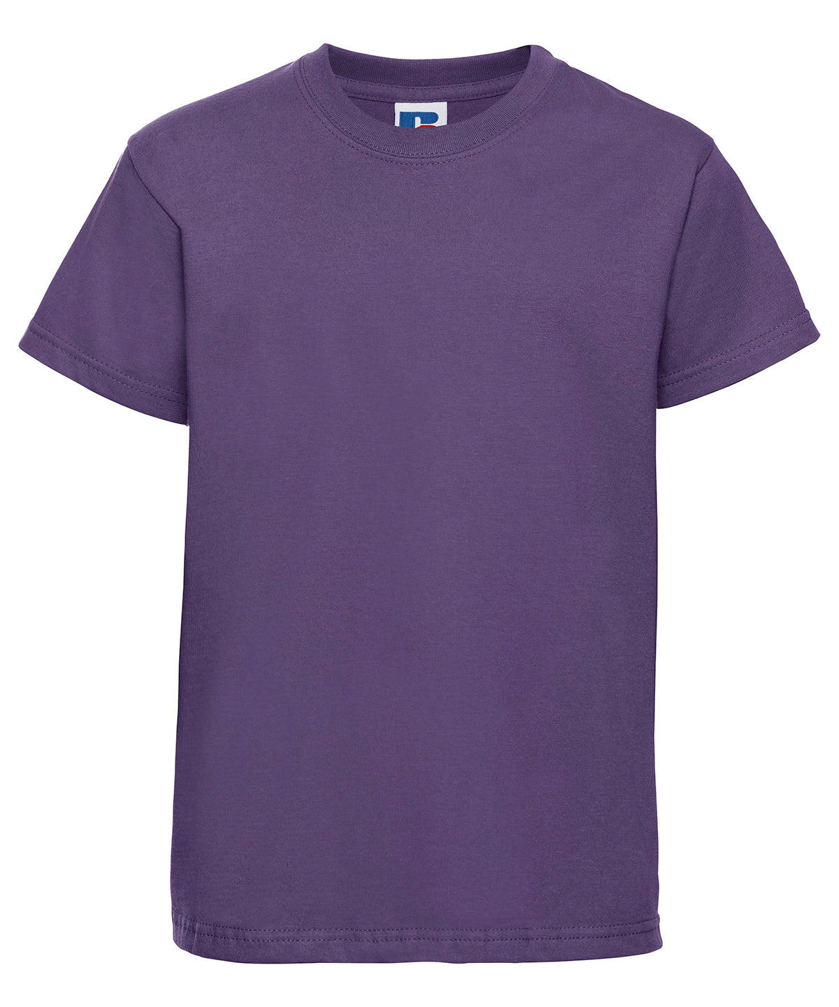 Russell Europe Kids Unisex Junior TShirt with ShouldertoShoulder Taping