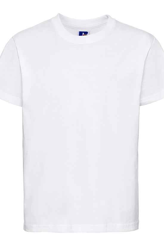 Russell Europe Kids Unisex Junior TShirt with ShouldertoShoulder Taping