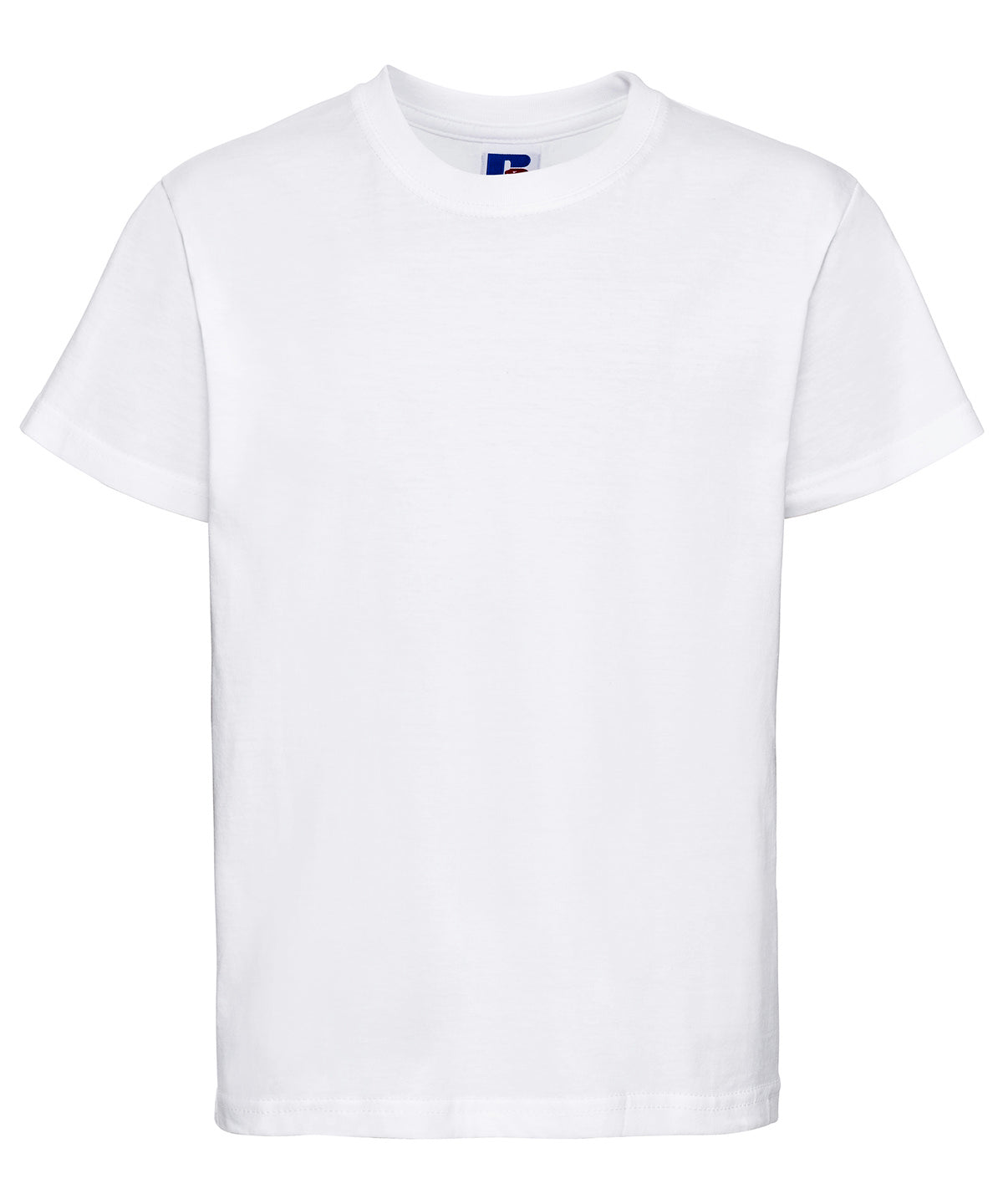 Russell Europe Kids Unisex Junior TShirt with ShouldertoShoulder Taping