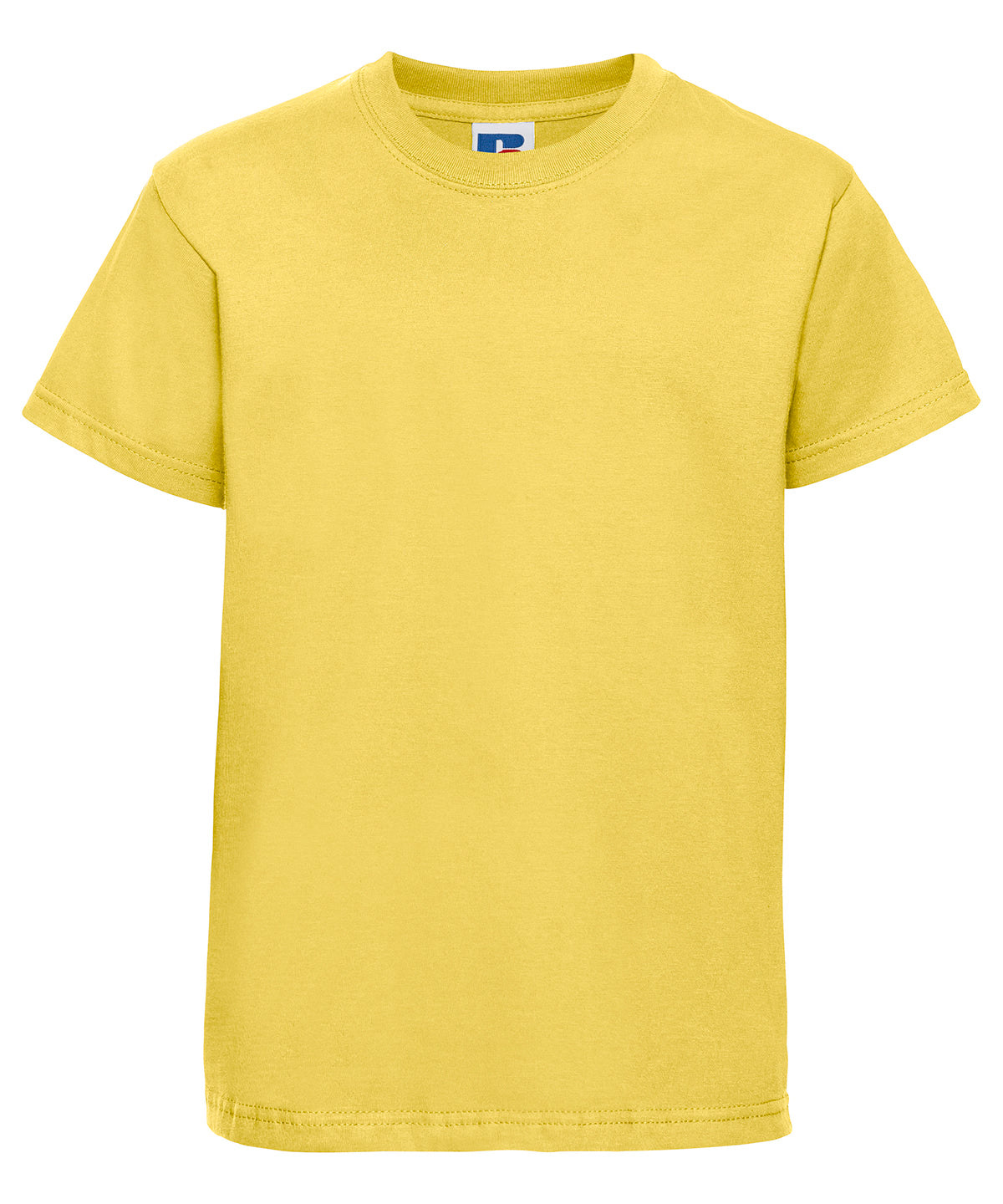Russell Europe Kids Unisex Junior TShirt with ShouldertoShoulder Taping