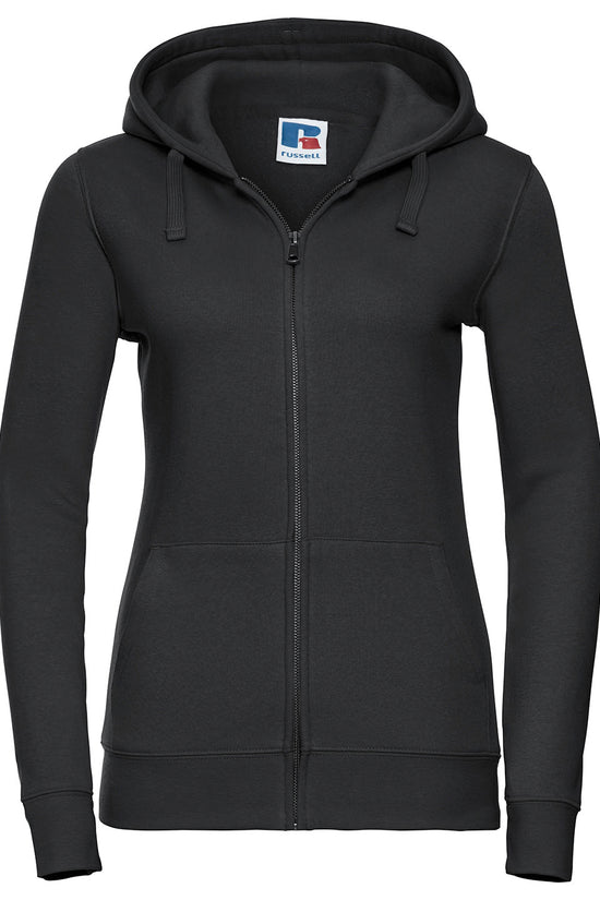 Womens Authentic Zipped Hooded Sweatshirt Contemporary Fit