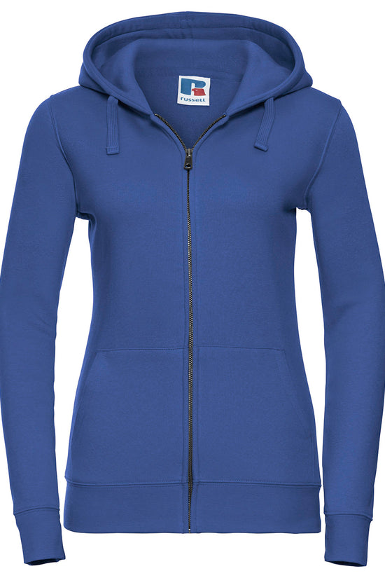 Womens Authentic Zipped Hooded Sweatshirt Contemporary Fit