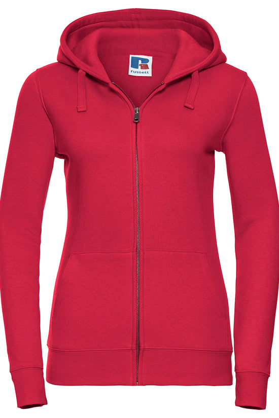 Womens Authentic Zipped Hooded Sweatshirt Contemporary Fit