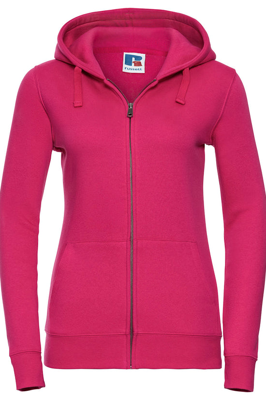Womens Authentic Zipped Hooded Sweatshirt Contemporary Fit