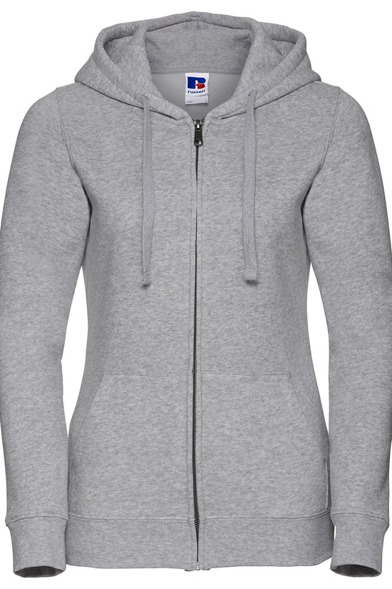 Womens Authentic Zipped Hooded Sweatshirt Contemporary Fit