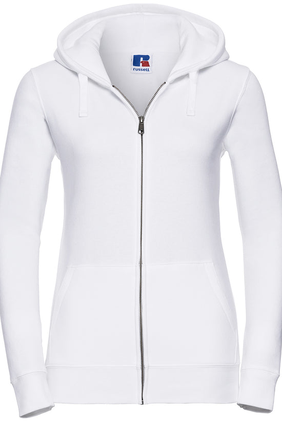 Womens Authentic Zipped Hooded Sweatshirt Contemporary Fit