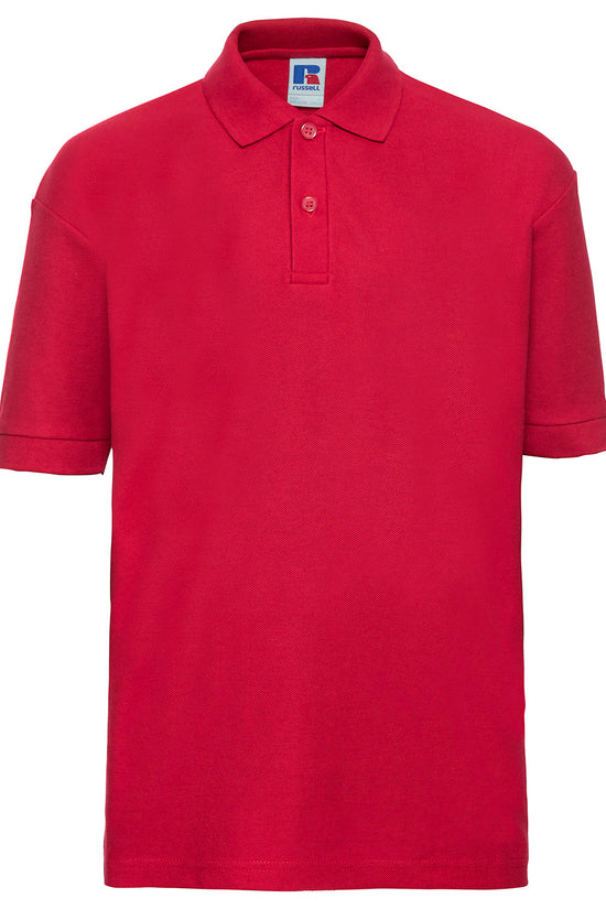 Russell Europe Kids Polo Shirt Unisex Junior Polos for Back to School