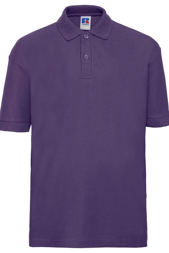 Russell Europe Kids Polo Shirt Unisex Junior Polos for Back to School
