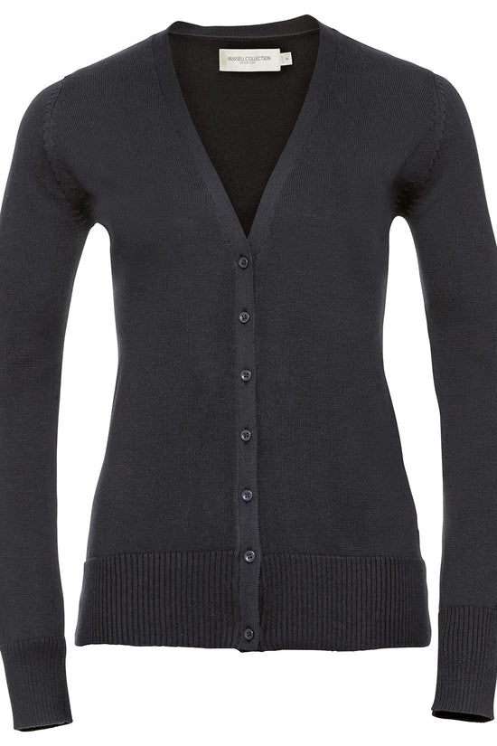 Russell Collection Womens Knitted VNeck Cardigan
