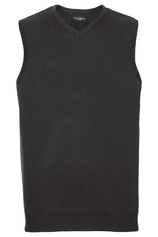 Sleeveless VNeck Knitted Sweater for Men