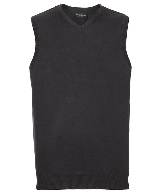 Sleeveless VNeck Knitted Sweater for Men