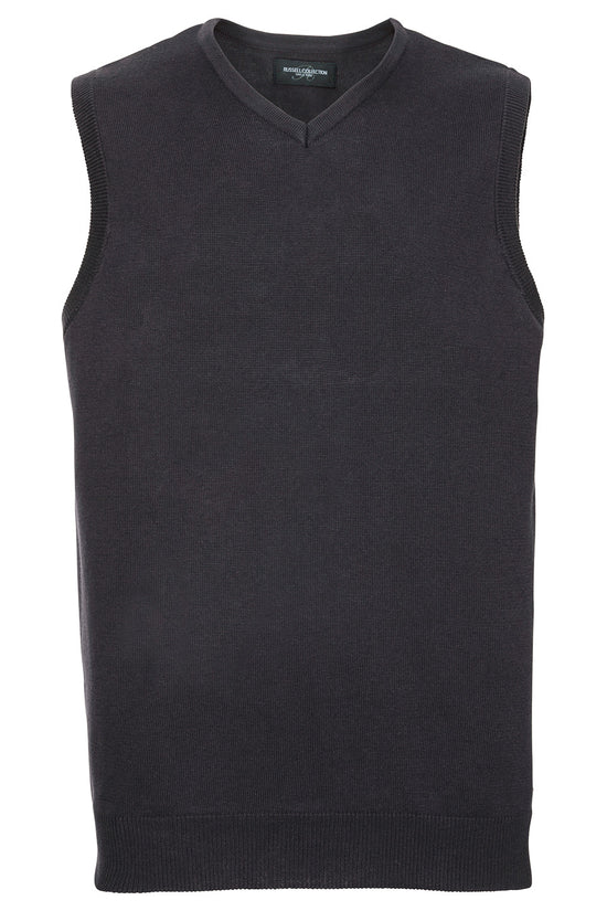 Sleeveless VNeck Knitted Sweater for Men