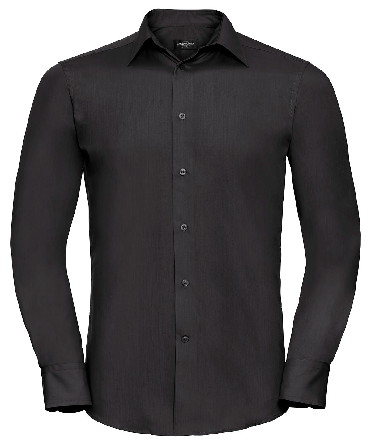 Russell Collection Long Sleeve Polycotton Poplin Shirt