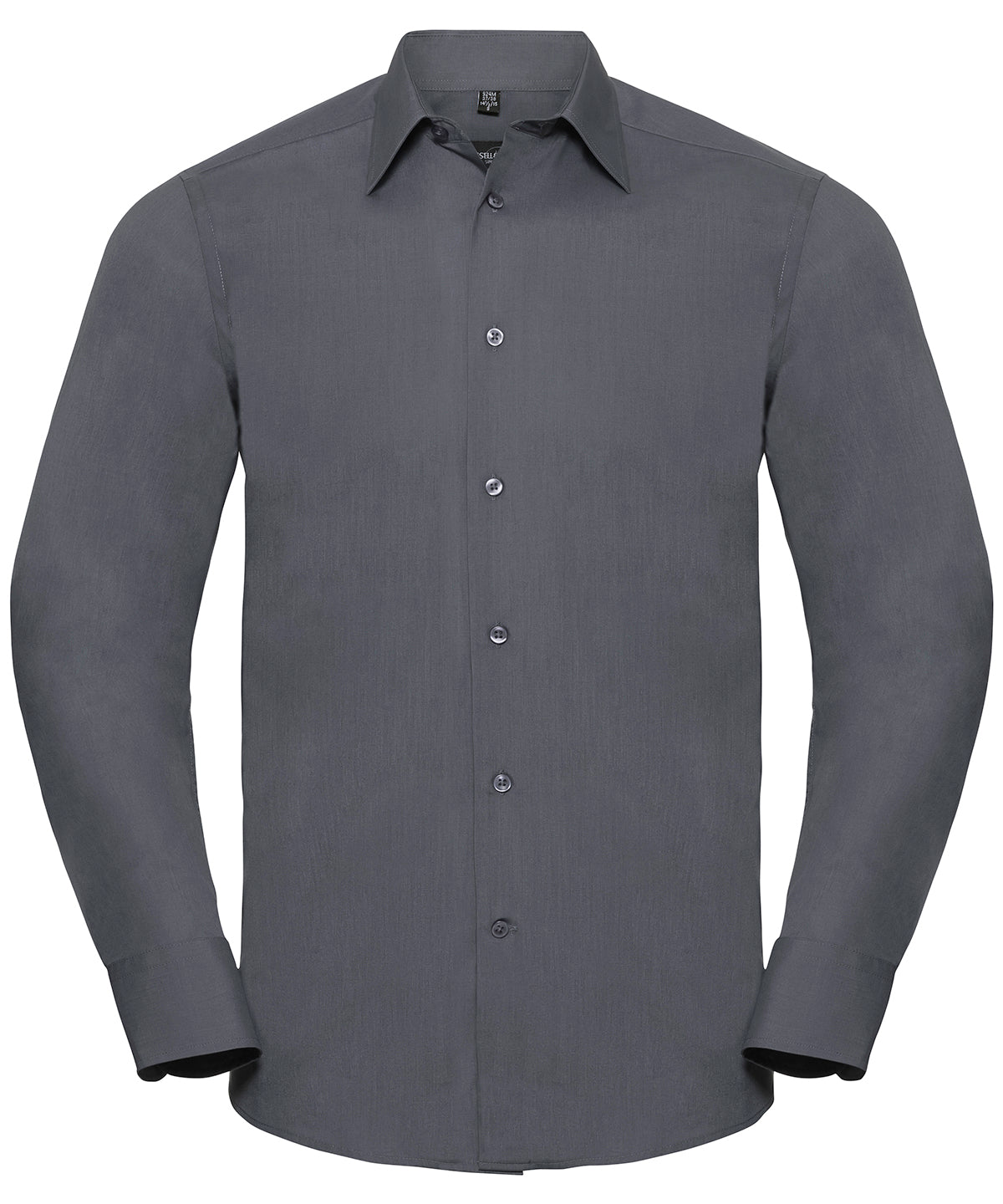 Russell Collection Long Sleeve Polycotton Poplin Shirt