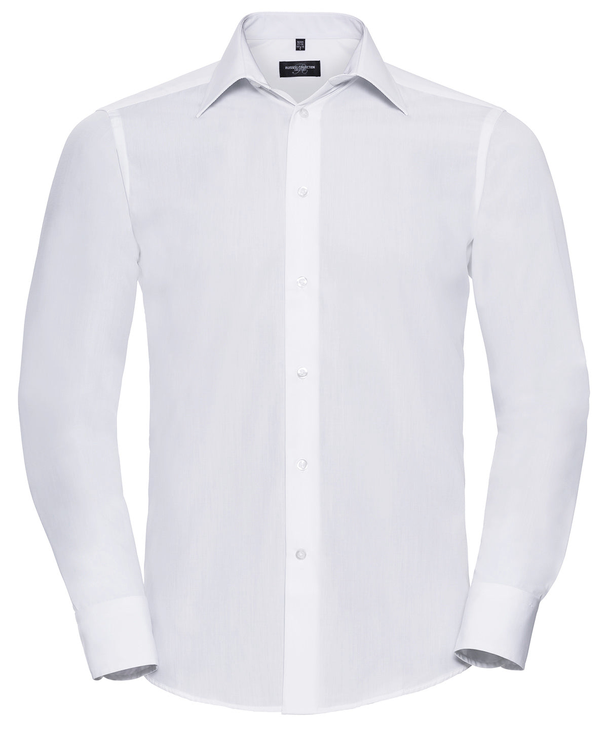 Russell Collection Long Sleeve Polycotton Poplin Shirt