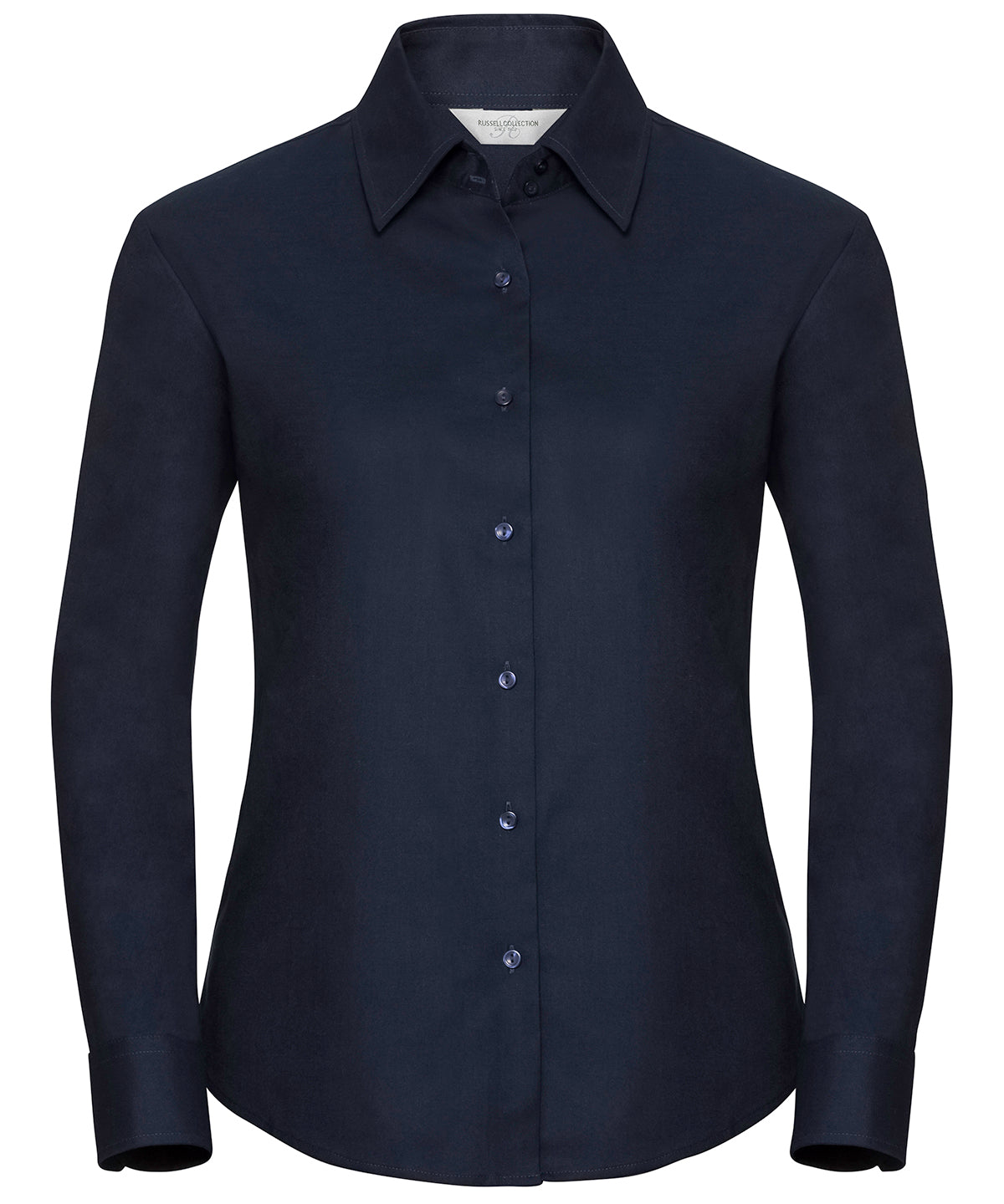 Russell Collection Womens Easycare Oxford Shirt
