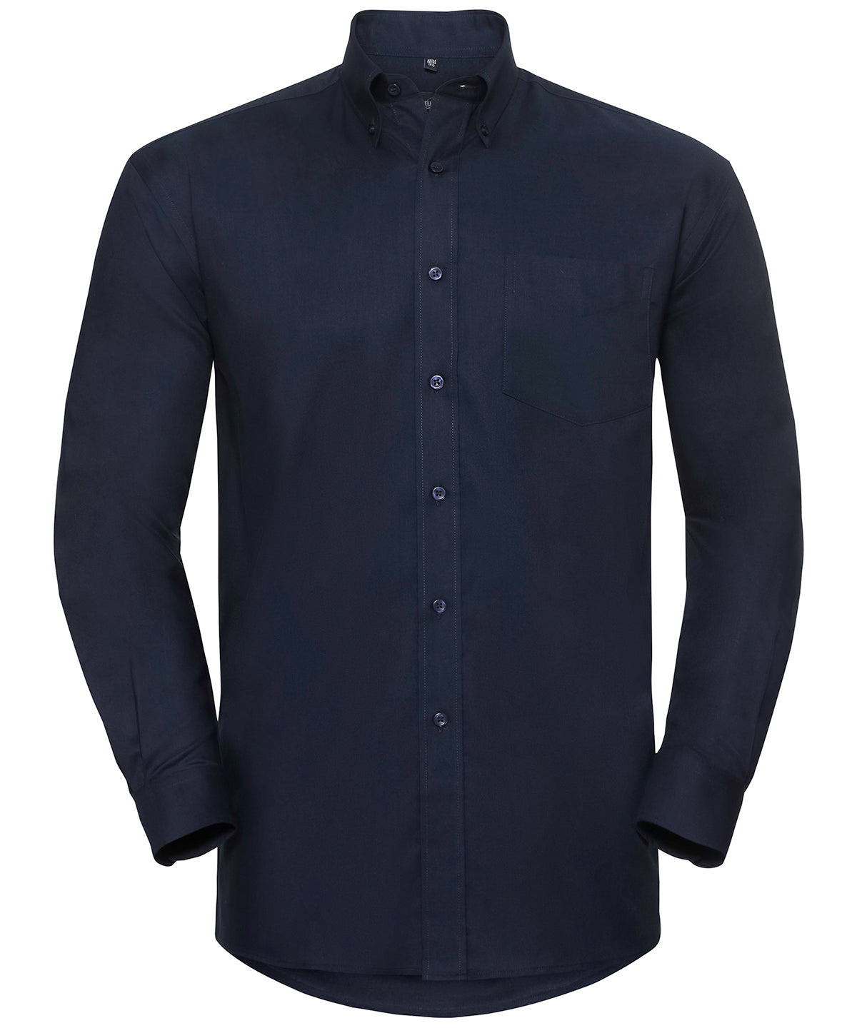 Russell Collection Mens Oxford Shirt Plus Size