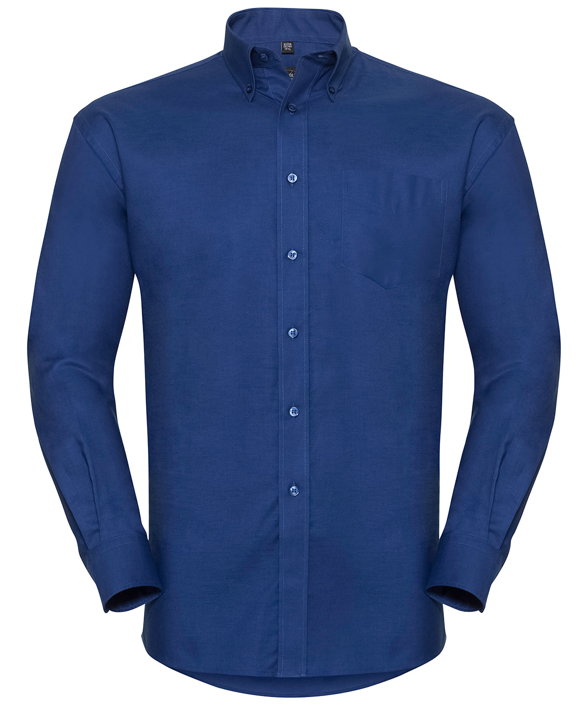 Russell Collection Mens Oxford Shirt Plus Size