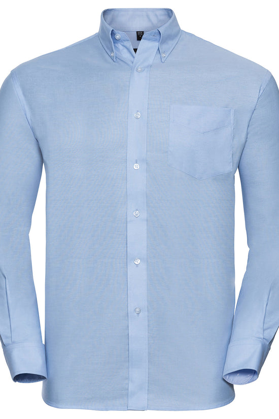Russell Collection Mens Oxford Shirt Plus Size