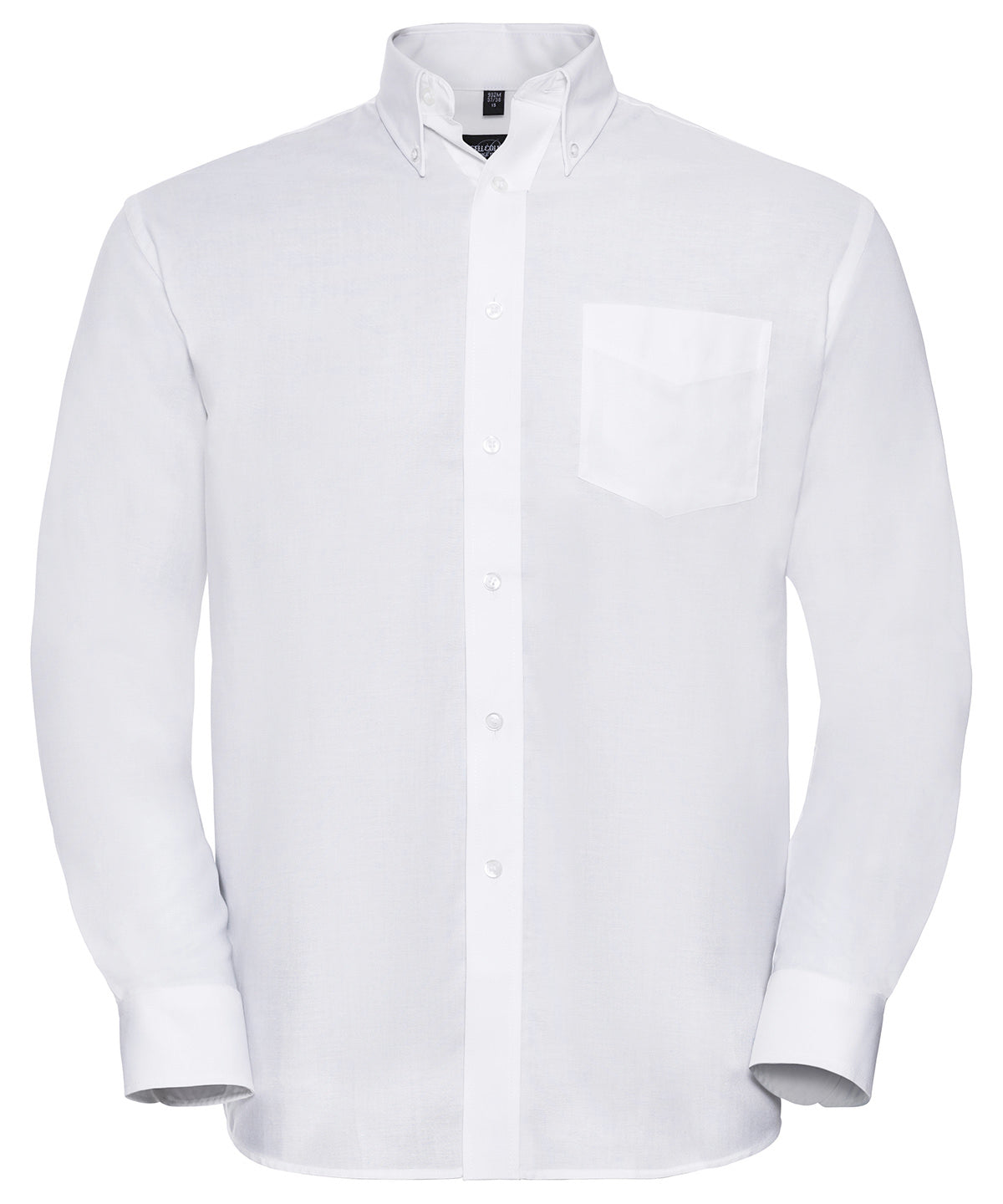 Russell Collection Mens Oxford Shirt Plus Size