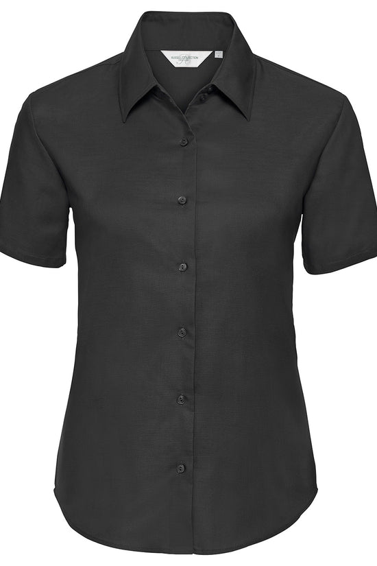 Russell Collection Womens Oxford Shirt Plus Size
