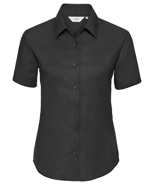 Russell Collection Womens Oxford Shirt Plus Size