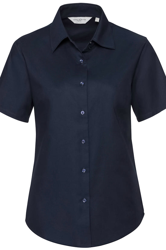 Russell Collection Womens Oxford Shirt Plus Size