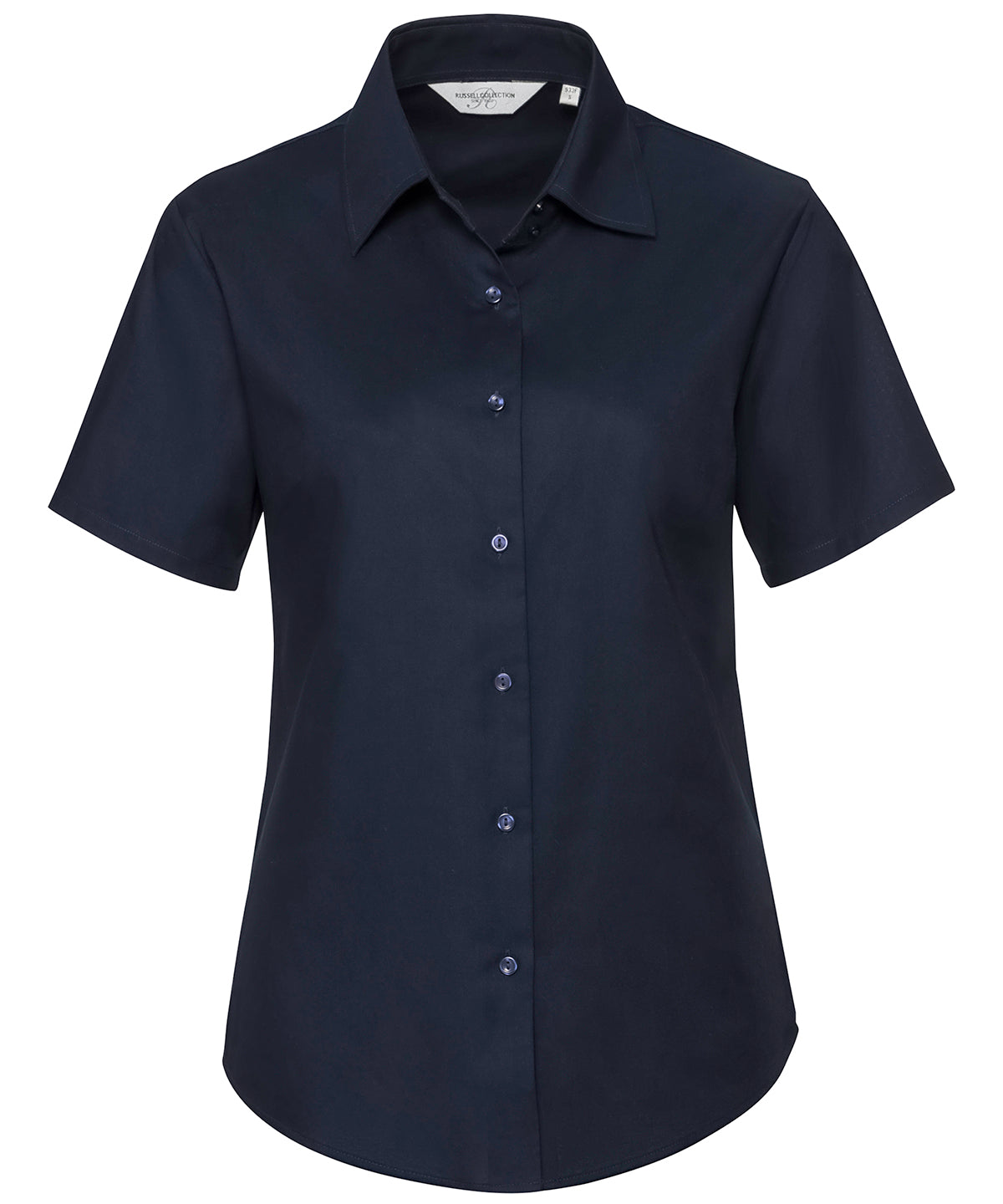 Russell Collection Womens Oxford Shirt Plus Size