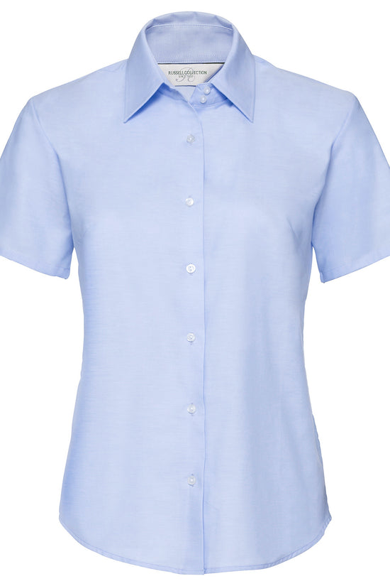 Russell Collection Womens Oxford Shirt Plus Size