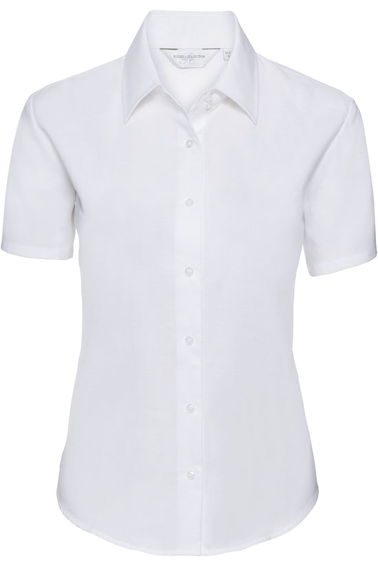 Russell Collection Womens Oxford Shirt Plus Size