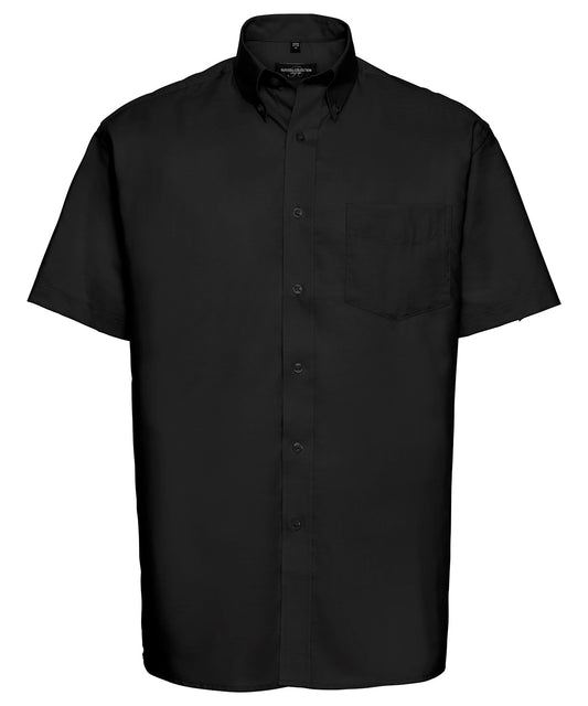 Mens Short Sleeve EasyCare Oxford Shirt Plus Size