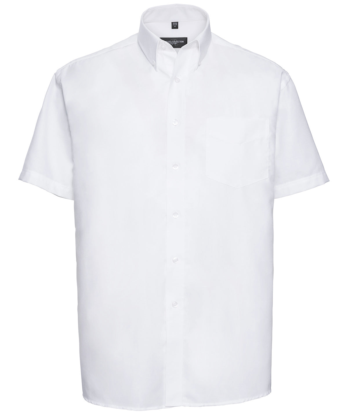 Mens Short Sleeve EasyCare Oxford Shirt Plus Size