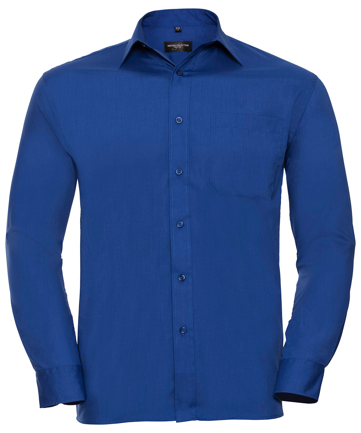 Russell Collection Polycotton Poplin Shirt for Men