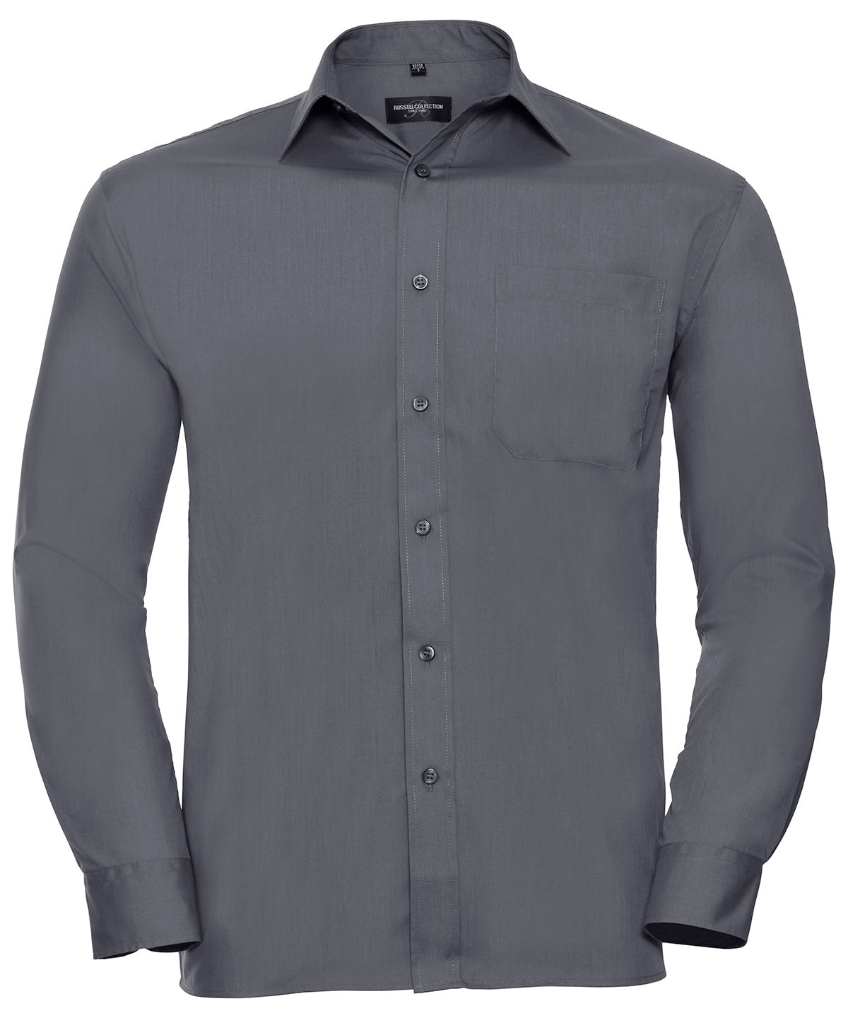 Russell Collection Polycotton Poplin Shirt for Men