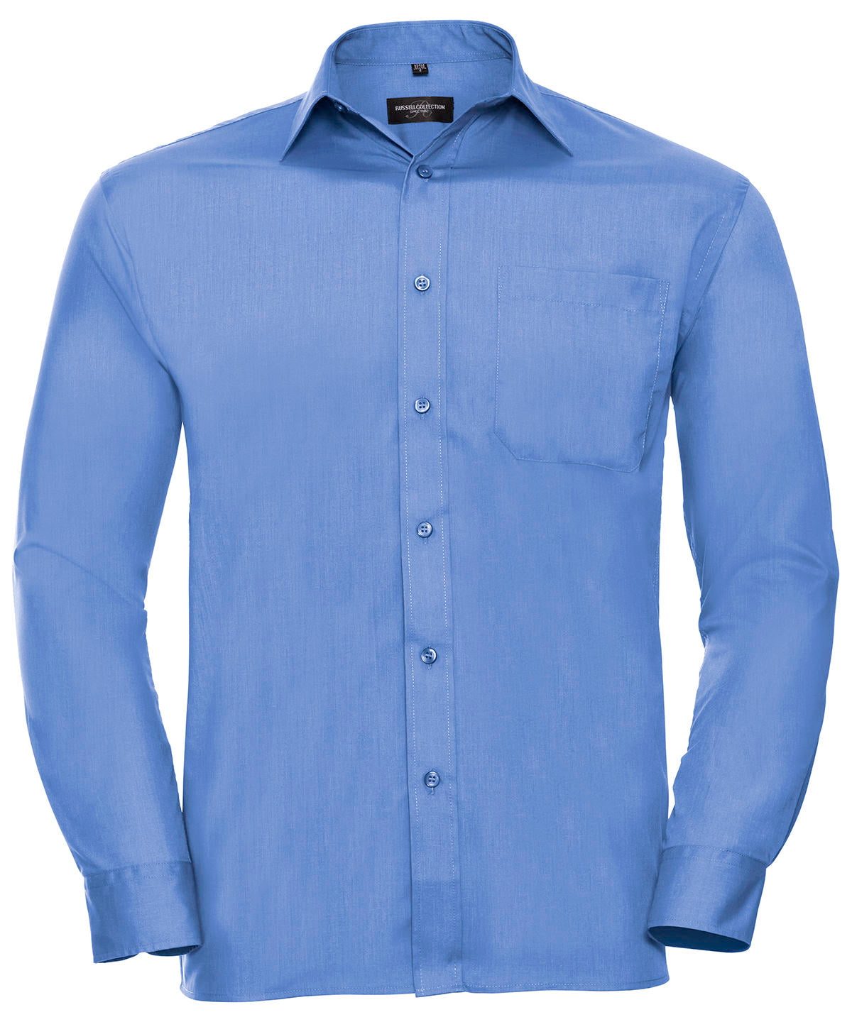 Russell Collection Polycotton Poplin Shirt for Men